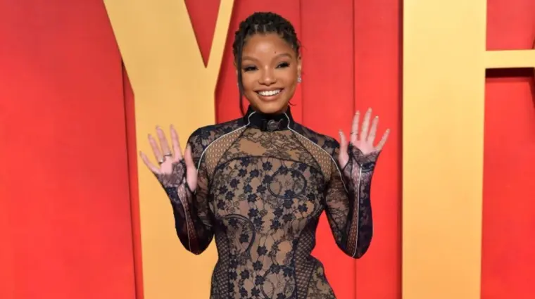Halle Bailey at the 30th Vanity Fair Oscar Party. LOS ANGELES^ USA. March 10^ 2024