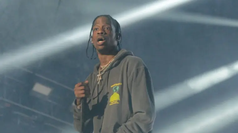 Travis Scott performs at the 2018 Okeechobee Music and Arts Festival. Okeechobee^ FL - March 3^ 2018