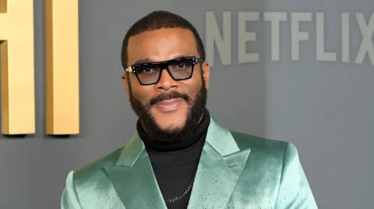 Tyler Perry at the premiere for The Six Triple Eight at the Egyptian Theatre. LOS ANGELES^ CA. December 03^ 2024