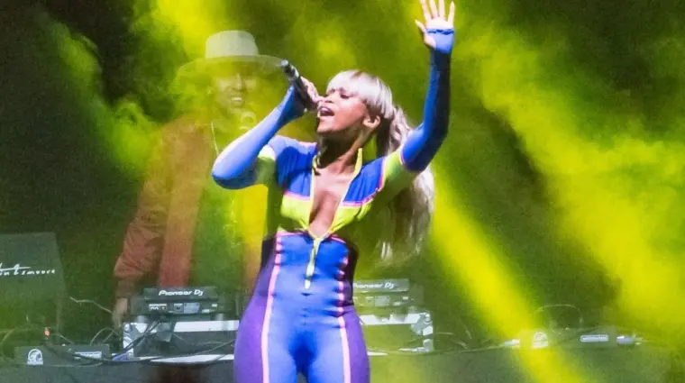 Rapper Eve performs at 'Queens of Hip Hop' concert at Phillips Areana. Atlanta^ GA -MARCH 17^ 2018