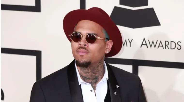 Chris Brown at the 57th Annual GRAMMY Awards Arrivals at a Staples Center on February 8^ 2015 in Los Angeles^ CA
