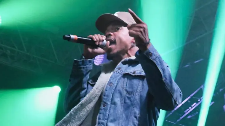 Chance The Rapper joins Superjam at Bonnaroo Music festival Manchester^ Tennessee USA - 06-10-2017