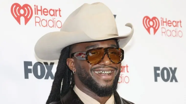 Shaboozey at the 2026 iHeartRadio Music Awards at Dolby Theatre LOS ANGELES^ CA - MARCH 26^ 2026