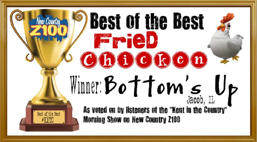 Fried Chicken WINNER - Bottoms Up with border