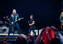 Metallica performs in concert at Johan Cruijff ArenA^ Amsterdam on June 11^ 2019.