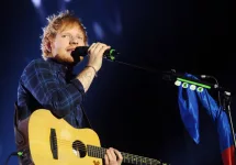 Ed Sheeran during his performance in Prague^ Czech republic^ February 12^ 2015.