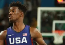 Jimmy Butler^ NBA player^ playing for Team USA at the Rio 2016 Olympic Games at Carioca Arena
