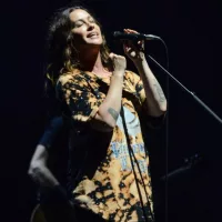 Alanis Morissette performs at the 2023 Sound on Sound Music Festival. Bridgeport^ Connecticut - October 1^ 2023