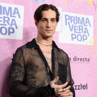 Damiano David during at LOS40 Primavera Pop 2025^ at the Movistar Arena^ on April 11^ 2025 in Madrid^ Spain.