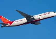 Air India Boeing 787-8 Dreamliner VT-ANL passenger plane departure and take off at Hong Kong Chek Lap Kok Airport Hong Kong^ China - December 1^ 2013: