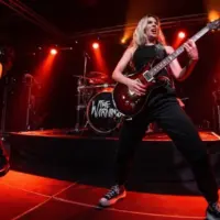 The Warning (Mexican hard rock band from Monterrey) perform on stage at La Nau on June 17^ 2023. BARCELONA - JUN 17