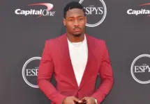 Stefon Diggs at the 2018 ESPY Awards at the Microsoft Theatre LA Live LOS ANGELES^ CA - July 18^ 2018
