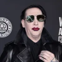 Marilyn Manson arrives to The Art of Elysium 13th Annual Black Tie Artistic Experience "HEAVEN" on January 4^ 2020 in Hollywood^ CA