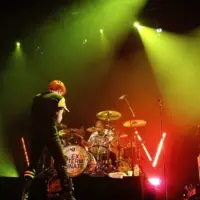 Gerard Way^ frontman of My Chemical Romance band^ performs at Sant Jordi Club on March 5^ 2011 in Barcelona^ Spain.