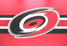 Emblem of the Carolina Hurricanes. The Carolina Hurricanes are a professional ice hockey team. Logo for presentation or infographics. 3D render. 3D Illustration