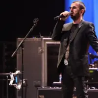 Ringo Starr during his concert tour in Kiev^ Ukraine on June 3^ 2011.
