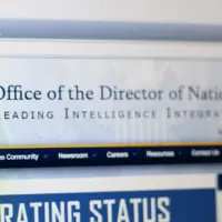 Photo of the office of the director of national intelligence page on a monitor screen