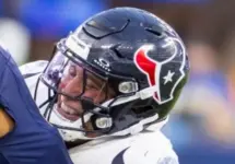 Houston Texans linebacker Henry To’oTo’o #39 during an NFL football game at SoFi Stadium^ Saturday Dec. 27^ 2025^ in Inglewood^ Calif.