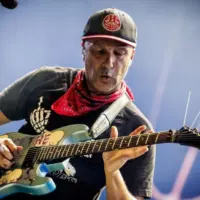 Concert of Tom Morello July 5 2024. Rock Werchter Festival^ Belgium