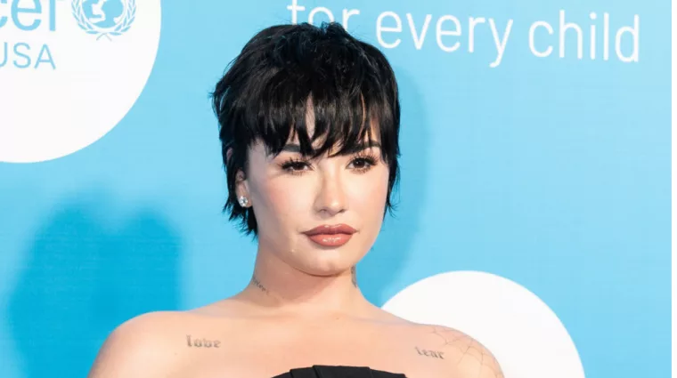 Demi Lovato attends the 2022 UNICEF Gala at The Glasshouse in New York on November 29^ 2022