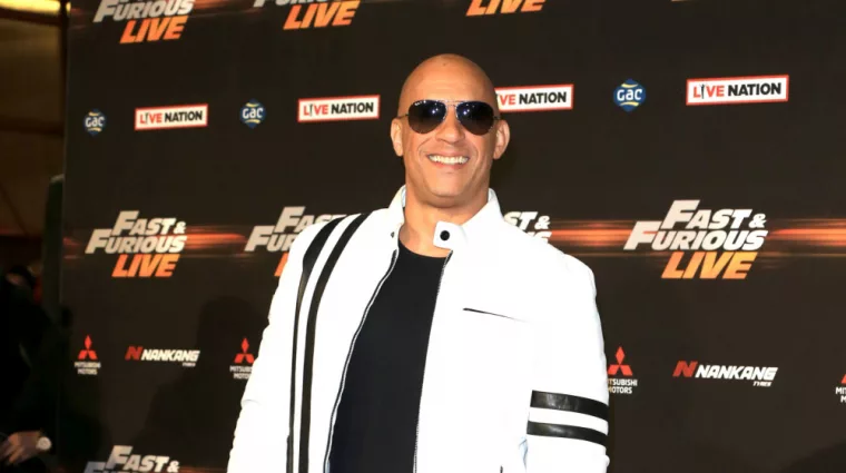 Vin Diesel attends the 'Fast and Furious Live' premiere at The O2 Arena in London^ England 2018