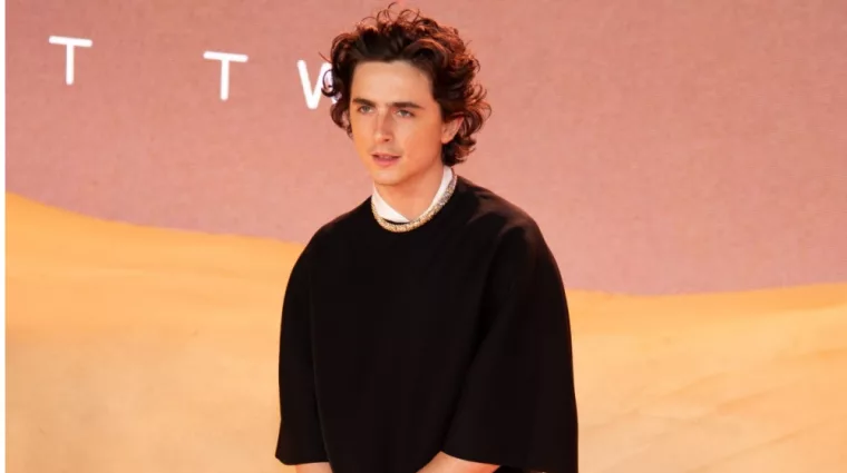 Timothée Chalamet attends the World Premiere of "Dune: Part Two" at Leicester Square. London^ England^ UK - February 15^ 2024