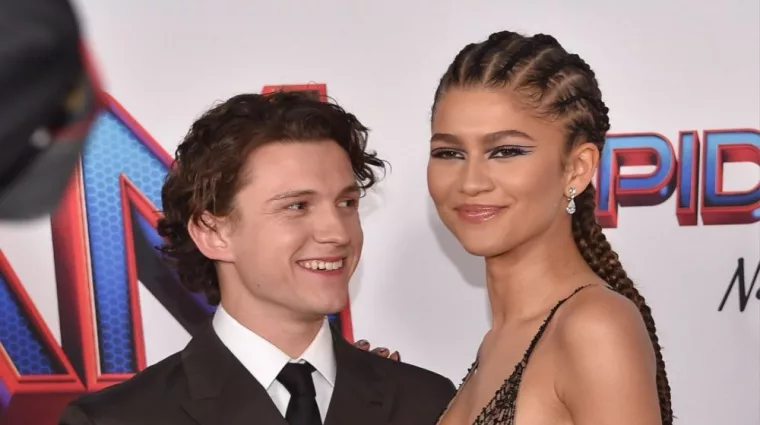 Tom Holland and Zendaya Coleman arrives for the ‘Spider-Man: No Way Home’ LA Premiere on December 13^ 2021 in Westwood^ CA