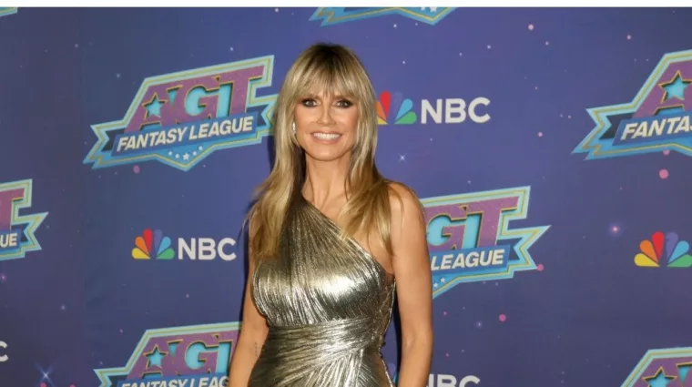 Heidi Klum at the America's Got Talent Fantasy League Red Carpet at Red Studio on November 15^ 2023 in Los Angeles^ CA