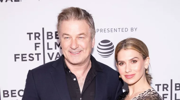 Alec Baldwin and wife Hilaria attend premiere of "Framing John DeLorean" during 2019 Tribeca Film Festival at SVA Theater^ Manhattan New York^ NY^ USA - April 30^ 2019