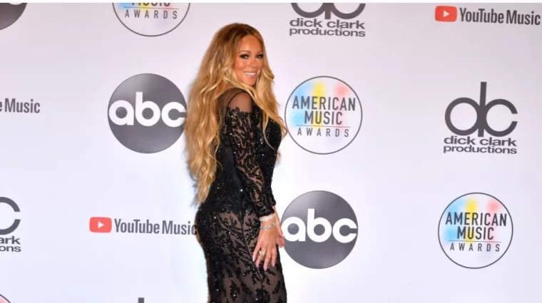 Mariah Carey at the 2018 American Music Awards at the Microsoft Theatre LA Live. LOS ANGELES^ CA. October 09^ 2018