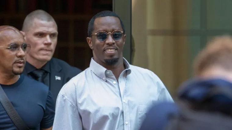 Sean “Diddy” Combs exiting the Crosby Street Hotel. Lower Manhattan NYC^ New York / USA - July 24^ 2019