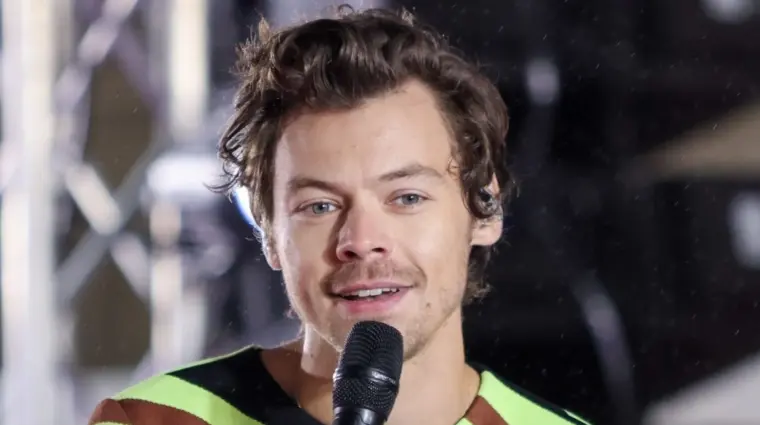 Harry Styles onstage during NBC's "TODAY" Show at Rockefeller Plaza on May 19^ 2022 in New York City.