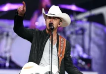 Justin Moore performs onstage at the 2015 FarmBorough Festival - Day 2 at Randall's Island on June 27^ 2015 in New York City.