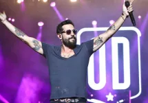 Matt Ramsey of Old Dominion performs during Country Thunder Music Festival on July 22^ 2017 in Twin Lakes^ Wisconsin.