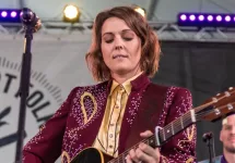 Brandi Carlile performs at The Newport Folk Festival in Rhode Island Newport^ Rhode Island^ USA - July 26^2019