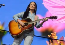 Kacey Musgraves performs at the 2018 Farm Aid Benefit Concert. Hartford^ CT - September 22^ 2018