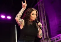 Ashley McBryde performs in concert on April 5^ 2024 in Fort Lauderdale^ Florida. The performance was part of the Tortuga Music Festival.