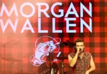 Morgan Wallen performs at CMT's RAMJAM on June 3^ 2019 at TopGolf in Nashville^ Tennessee.