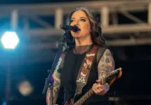 Ashley McBryde performs in concert on April 5^ 2024 in Fort Lauderdale^ Florida. The performance was part of the Tortuga Music Festival.