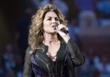 Shania Twain performs during opening ceremony at US Open Championships day 1 at Billie Jean King Tennis center New York^ NY USA - August 28^ 2017