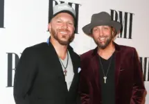 Chris Lucas (L) and Preston Brust of Locash attend the 63rd annual BMI Country awards at BMI on November 3^ 2015 in Nashville^ Tennessee.