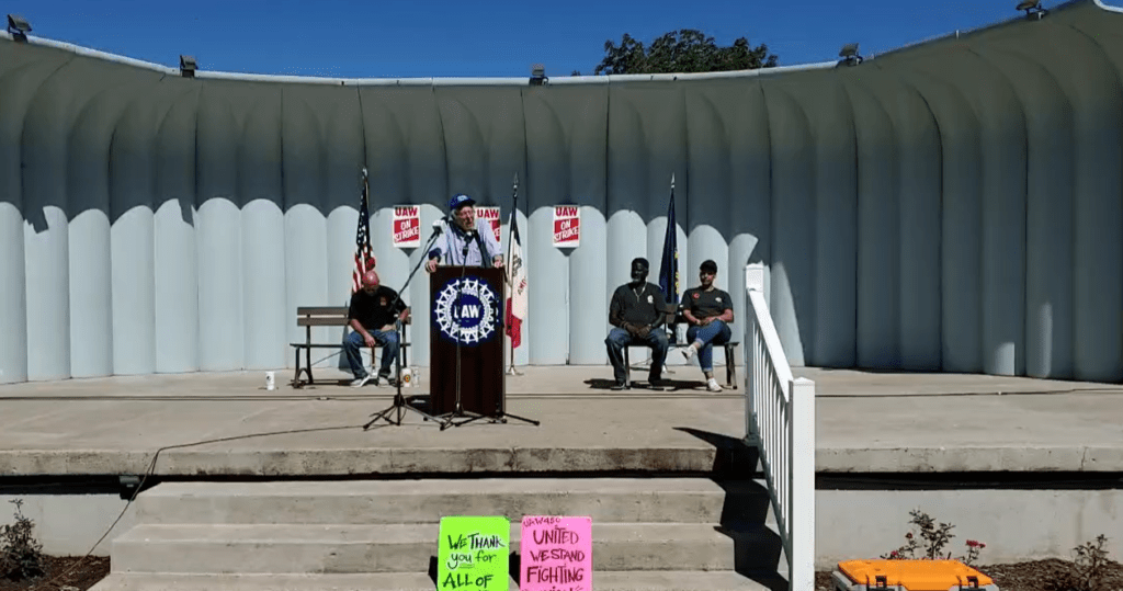 Senator Bernie Sanders speaks to UAW Union amid strike - Vimarsana News