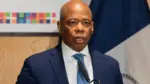 Mayor Eric Adams speaks during COVID-19 five year remembrance event at NYC Health + Hospitals - Elmhurst hospital New York^ NY - March 14^ 2025