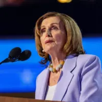 Congresswoman Nancy Pelosi at the Democratic National Convention. Chicago^ Illinois- August 21^ 2024