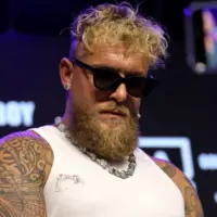 Jake Paul at Jake Paul vs. Julio Cesar Chavez Jr. Press Conference held at the Avalon in Hollywood^ USA on May 14^ 2025.