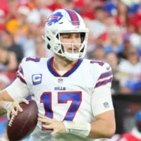 QB Josh Allen during an NFL game at Raymond James Stadium. Dec 12^ 2021; Tampa^ FL USA