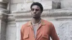 NBA basketball player Jaren Jackson walking in Scala square Milan^ Lombardy^ Italy Milan^ Italy: June 30^ 2023