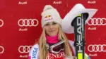 Lindsey Vonn at the 2014 Audi FIS World Cup Super G LAKE LOUISE ALBERTA CANADA ^ DEC 6 2014
