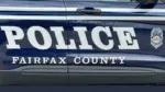 Fairfax County Police department sign decal on vehicle. Fairfax is a county in Northern Virginia. MCLEAN^ VIRGINIA - AUGUST 16^ 2024
