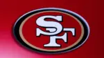 NFL's San Francisco 49ers LOGO on red background